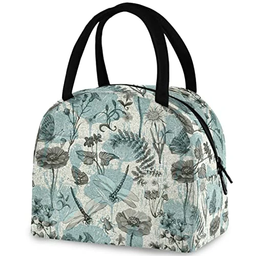 ZzWwR Vintage Butterfly Dragonfly Poppy Reusable Lunch Tote Bag With Front Pocket Insulated Thermal Cooler 0g272618160p407c442s828 0 1 ZzWwR Vintage Butterfly Dragonfly Poppy Reusable Lunch Tote Bag With Front Pocket Insulated Thermal Cooler 0g272618160p407c442s828 0