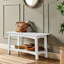 Alaterre Furniture Craftsbury 36" W Wood Entryway Bench -Songmics Furniture Shop 51JkhjyJqL. AC