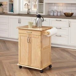 Homestyles General Line Mobile Kitchen Cart, FURNITURE, Natural -Songmics Furniture Shop 51K0faL5UYL. AC