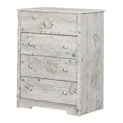 South Shore Aviron 4-Drawer Chest, Seaside Pine