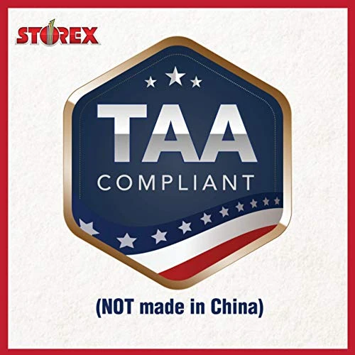 Storex Medium Waste Basket, 15 X 10.5 X 15 Inches, Black, 1 Count (00710A24C) 2 Storex Medium Waste Basket, 15 X 10.5 X 15 Inches, Black, 1 Count (00710A24C) - Image 2