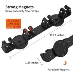 UNUSFIRE Mop Broom Holder Heavy Duty,Magnetic Mop Hangers Strong 4Rack Solid Aluminum Non-Slip Magnetic Tool Organizers Rack Storage For Home Kitchen Laundry Garage Workshop -Songmics Furniture Shop 51Ks0eSpBtL