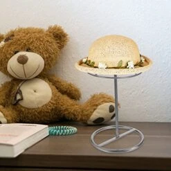 DECHOUS Blonde Wig Hat Holder Hat Display Hat Stand Metal Wire Wig Display Stand Dome Shaped Baseball Cap Storage Form Storage Stand For Decoration Display Storage Hat Holder Hat Display Mens Hats -Songmics Furniture Shop 51KtQmPLQqL