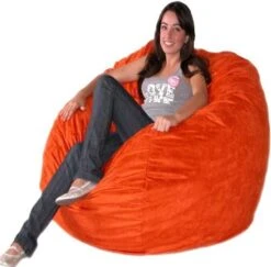 Cozy Sack 3-BB-CINNABAR Bean Bag Chair, 3 Foot XL -Songmics Furniture Shop 51KyX066LSL. AC