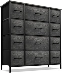 Sorbus Dresser With 8 Faux Wood Drawers - Storage Unit Organizer Chest For Clothes - Bedroom, Hallway, Living Room, Closet, & Dorm Furniture - Steel Frame, Wood Top, & Easy Pull Fabric Bins -Songmics Furniture Shop 51LBxRXnHL. AC