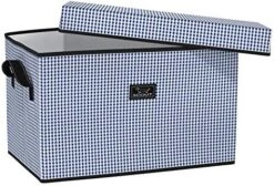 SCOUT Rump Roost LG - Large Lidded Storage Bin With Handles, Collapsible, Stackable, Doubles As Seat Or Table, Holds 90 Lbs -Songmics Furniture Shop 51Lbc7DdhML. AC