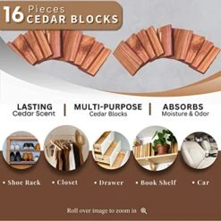 GENERIC Missouri Eastern Cedar Blocks 16 Peices Made In Missouri By Small Business 8 GENERIC Missouri Eastern Cedar Blocks 16 Peices Made In Missouri By Small Business -Songmics Furniture Shop 51LfR2HGB4L