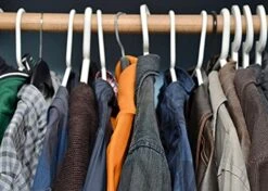 1 3/8" Thick Solid Wood Closet Pole With Plastic End-brackets (3 FT) -Songmics Furniture Shop 51MnqEm8PKL