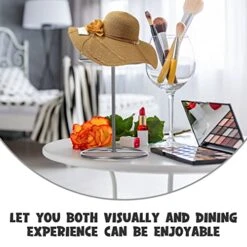 DECHOUS Blonde Wig Hat Holder Hat Display Hat Stand Metal Wire Wig Display Stand Dome Shaped Baseball Cap Storage Form Storage Stand For Decoration Display Storage Hat Holder Hat Display Mens Hats -Songmics Furniture Shop 51MrrBlQxvL