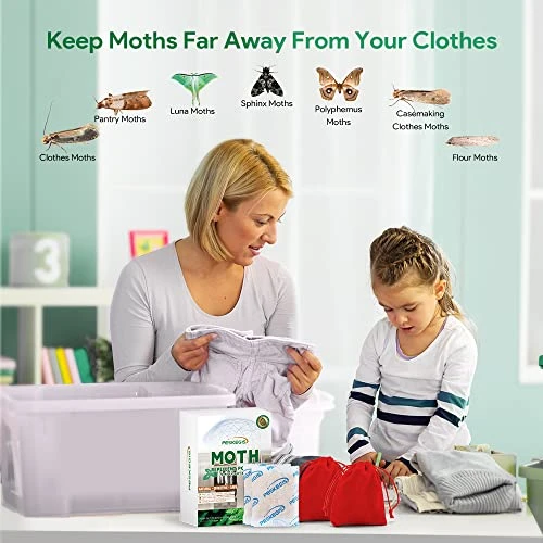 10 Pack Moth Repellent For Closets Safe For Use Around House, Natural Ingredients Moth Repellent Pouches For Moth Away In Clothes Storage And Drawers Provide Long-Lasting Protection 3 10 Pack Moth Repellent For Closets Safe For Use Around House, Natural Ingredients Moth Repellent Pouches For Moth Away In Clothes Storage And Drawers Provide Long-Lasting Protection - Image 3