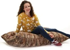 Jaxx Saxx 3.5 Floor Pillow, Premium Luxe Fur - Mountain Fox -Songmics Furniture Shop 51N4LU9bjbL. AC