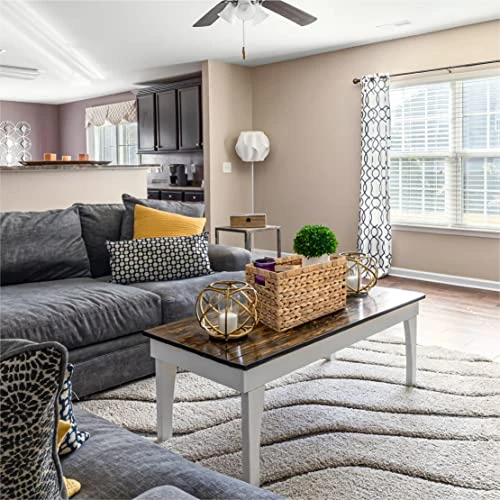 HOMESTEAD Water Hyacinth Storage Baskets, Long Narrow Rectangular Wicker Baskets For Bedroom, Living Room, Bathroom, Shelves - Set Of 2 5 HOMESTEAD Water Hyacinth Storage Baskets, Long Narrow Rectangular Wicker Baskets For Bedroom, Living Room, Bathroom, Shelves - Set Of 2 - Image 5