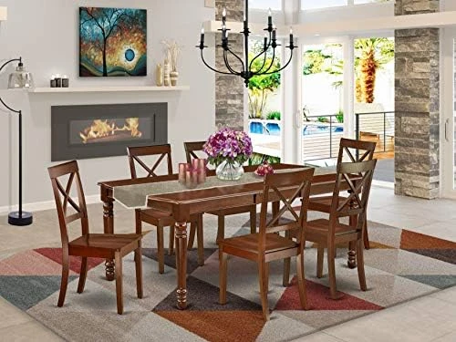 East West Furniture DOBO7-LWH-W, 7 Pieces 10 East West Furniture DOBO7-LWH-W, 7 Pieces - Image 10