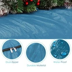 Hearth & Harbor Christmas Tree Storage Bag - Fits Up To 9 Ft Holiday Trees - Large Christmas Tree Storage Box Container Made From Durable Waterproof Fabric With Handles & Dual Zipper -Songmics Furniture Shop 51Ni5FTw9GL