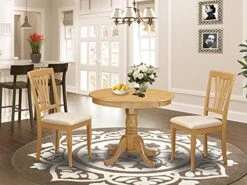 East West Furniture ANAV5-BLK-W Dining Set, 5-Piece -Songmics Furniture Shop 51O199HpuGL. AC