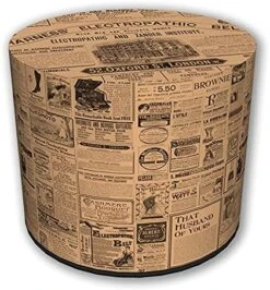 ZTOZZ Round Pouf Indoor - Printed Ottoman Foot Stool For Dining, Living Room Or Bedroom With Removable Cover - Platan Print 25 ZTOZZ Round Pouf Indoor - Printed Ottoman Foot Stool For Dining, Living Room Or Bedroom With Removable Cover - Platan Print -Songmics Furniture Shop 51O6xVLuD0S. AC