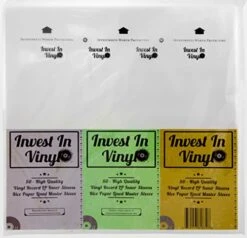 50 Master Sleeves Rice Paper Anti Static LP Inner Sleeves Mobile Fidelity MFSL Style Vinyl Record Sleeves Provide Your LP Collection With The Proper Protection - Invest In Vinyl