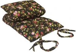 Twin Size Traditional Japanese Floor Futon Mattresses, Tatami Foldable Cushion Mats, Yoga, Meditaion 39" Wide X 80" Long (Red Rose White) -Songmics Furniture Shop 51OxAcWLzXL. AC