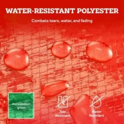 Zober Christmas Tree Storage Bag - Open Top, Quilted Christmas Tree Storage Box For Disassembled Trees Up To 9 Feet With Carry Handles And Dual Zipper - 59x24x24 Inches, Red -Songmics Furniture Shop 51PEIZyquSL