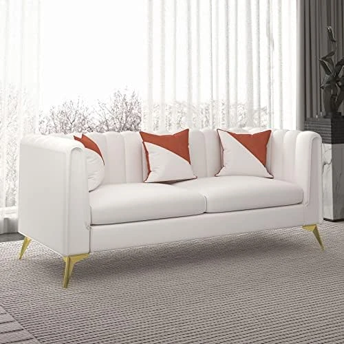 CALABASH 2 Piece Living Room Furniture Sets, Modern Tufted Velvet Sofa Couch And Loveseat With Removable Cushions Side Pocket And 4 Pillows For Bedroom Apartment(Black, 2+3 Seat) 13 CALABASH 2 Piece Living Room Furniture Sets, Modern Tufted Velvet Sofa Couch And Loveseat With Removable Cushions Side Pocket And 4 Pillows For Bedroom Apartment(Black, 2+3 Seat) - Image 13