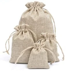 Egurs Burlap Bags With Drawstring 10 Pcs 9.8” X 13.8”/25x35cm Large Jute Gift Bags Linen Bag For Wedding Favors Party DIY Craft -Songmics Furniture Shop 51Pq9Vh1NAL