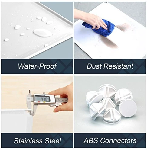 Aeitc Portable Wardrobe Closets 14"x18" Depth Cube Storage, Bedroom Armoire, Storage Organizer With Doors, 16 Cubes, Black 5 Aeitc Portable Wardrobe Closets 14"x18" Depth Cube Storage, Bedroom Armoire, Storage Organizer With Doors, 16 Cubes, Black - Image 5