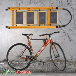 HUHOLE Heavy Duty Garage Ladder Hooks, Wall Mount Ladder Hangers With 9.8" Jumbo Arm, Utility Hooks For Bike, Folding Chair, Bulk Items -Songmics Furniture Shop 51QgBnN8sQL