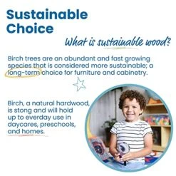 ECR4Kids 5-Section Straight Coat Locker, Classroom Furniture, Natural -Songmics Furniture Shop 51RU8NJlyJL