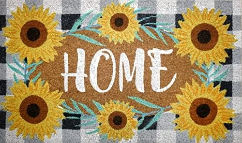 Briarwood Lane Fall Sunflowers Natural Fiber Coir Doormat Autumn Floral 18"x30" 4 Briarwood Lane Fall Sunflowers Natural Fiber Coir Doormat Autumn Floral 18"x30" - Image 4