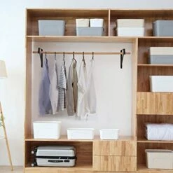 Kunzye 4 Pack Of Closet Rod Brackets,Heavy Duty Black Closet Shelf & Rod Brackets,Closet Shelves Bracket With Rod Shelving Support, With Screws -Songmics Furniture Shop 51RxOPp4n1L