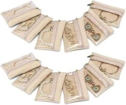 Vlando Small Jewelry Box Organizer,Travel Jewelry Storage With 6 Velvet Jewelry Zipper Pockets,Premium Petal Hardware Jewelry Case For Women Girls Gift (white) 17 Vlando Small Jewelry Box Organizer,Travel Jewelry Storage With 6 Velvet Jewelry Zipper Pockets,Premium Petal Hardware Jewelry Case For Women Girls Gift (white) -Songmics Furniture Shop 51Rxn1BiRBL. AC