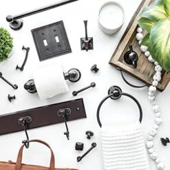 Franklin Brass Ruavista Coat And Hat Hook Wall Hooks 5-Pack, Bronze With Copper Highlights, 137246M -Songmics Furniture Shop 51SFMORb8YL