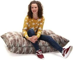 Jaxx Saxx 3.5 Floor Pillow, Premium Luxe Fur - Mountain Fox -Songmics Furniture Shop 51Swn3fLTnL. AC