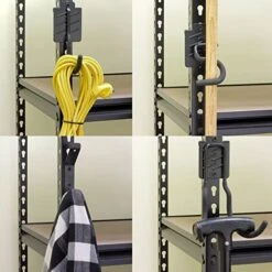 Wallmaster Shelving Hook Organizer Kit,7 Pcs Adjustable Boltless Steel Storage Hanging Accessories For Rack,Garage Tool System Heavy Duty For Ropes,Utility,Bulk Items And More Equipment 8 Wallmaster Shelving Hook Organizer Kit,7 Pcs Adjustable Boltless Steel Storage Hanging Accessories For Rack,Garage Tool System Heavy Duty For Ropes,Utility,Bulk Items And More Equipment -Songmics Furniture Shop 51TBbC2rdsL