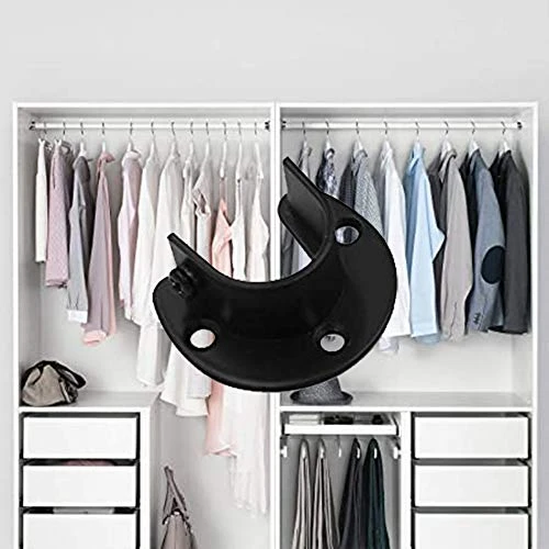 VinBee 8 Pack Wardrobe Bracket Heavy Duty Stainless Steel Rod Socket Flange Rod Holder Closet Rod End Supports, 1-1/3" Diameter,U Shaped,Easy Installation Quick Removal Support 6 VinBee 8 Pack Wardrobe Bracket Heavy Duty Stainless Steel Rod Socket Flange Rod Holder Closet Rod End Supports, 1-1/3" Diameter,U Shaped,Easy Installation Quick Removal Support - Image 6