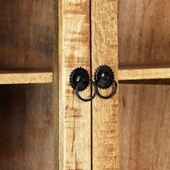 SCARSON Highboard 39.4"x15.7"x68.9" Solid Mango Wood 11 SCARSON Highboard 39.4"x15.7"x68.9" Solid Mango Wood -Songmics Furniture Shop 51TU0En6XcL 1