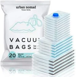 Vacuum Storage Bags For Clothes Duvets Travel - Multi Pack Jumbo Medium Small, Reusable No Leak Compression 80% More Space Saver, Vaccumm Suction Seal Bag Extra Durable, Bedding Blanket Vacume -Songmics Furniture Shop 51TwZX0bXIL. AC