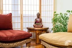 XoticBrands Seagrass Meditation Yoga Chair - Natural With Cream Cushion 13 XoticBrands Seagrass Meditation Yoga Chair - Natural With Cream Cushion -Songmics Furniture Shop 51TzogmLGeL