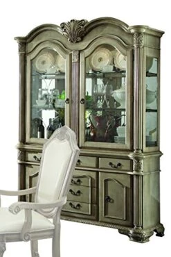 ACME Chateau De Ville Antique White Hutch Buffet