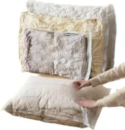 Storage Army [Pack Of 5 Small] Storage Bags Sealed Compressed Vacuum Bag Save Storage Space Home Organizer & Travel Storage Saver Bags Protection Against Water | Odor | Mildew | Dust | Dirt | Insects