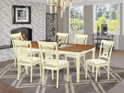 East West Furniture DOPL7-BCH-W Dining Set, 7 Pieces 21 East West Furniture DOPL7-BCH-W Dining Set, 7 Pieces -Songmics Furniture Shop 51UqkndAgHL. AC