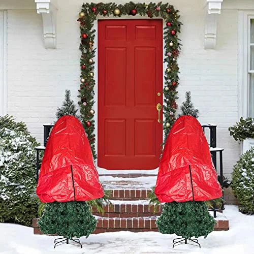 ACJRYO Upright Christmas Tree Storage Bag, 8.3 FT Christmas Tree Dust Storage Bag, Durable Oxford Cloth Christmas Tree Cover, Upright Tree Dust Proof Bag With Zipper & Reinforced Handles 5 ACJRYO Upright Christmas Tree Storage Bag, 8.3 FT Christmas Tree Dust Storage Bag, Durable Oxford Cloth Christmas Tree Cover, Upright Tree Dust Proof Bag With Zipper & Reinforced Handles - Image 5