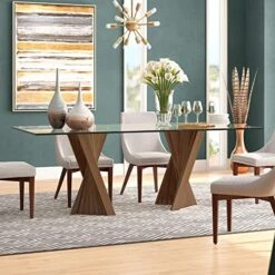 Fab Glass And Mirror Rectangle 1/2" Thick With Flat Edge Radius Corner Replacement Dining, Coffee, Patio, Tabletop Protectors By Fab Glass Table Top, 24" X 48", Clear 19 Fab Glass And Mirror Rectangle 1/2" Thick With Flat Edge Radius Corner Replacement Dining, Coffee, Patio, Tabletop Protectors By Fab Glass Table Top, 24" X 48", Clear -Songmics Furniture Shop 51UtzZGFS4L