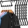 AMKUFO Closet-Organizers-and-Storage - 18 Pack-Hangers-Space-Saving-for-Clothes-Closet-Organizer-System, Dorm-Room-Essentials-for-College-Students-Girls, Hanger-Organizer For Apartment Wardrobe