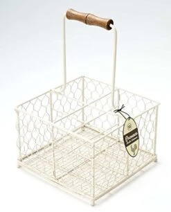 ティーアンドジー(T&G) T&G 23032 Wire Bottle Holder, Beige -Songmics Furniture Shop 51VaMotRdML
