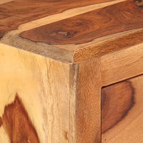 BDBHAVB Hutch For Kitchen Storage, Storage Cabinet, Sideboard, Strong And Sturdy Suitable For Kitchen, Dining Room, Living Room 25.6"x11.8"x31.5" Solid Sheesham Wood 5 BDBHAVB Hutch For Kitchen Storage, Storage Cabinet, Sideboard, Strong And Sturdy Suitable For Kitchen, Dining Room, Living Room 25.6"x11.8"x31.5" Solid Sheesham Wood - Image 5