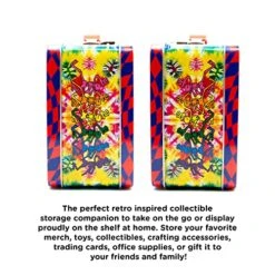 AQUARIUS Grateful Dead Fun Box - Sturdy Tin Storage Box With Plastic Handle & Embossed Front Cover - Officially Licensed Grateful Dead Merchandise & Collectible Gifts -Songmics Furniture Shop 51W0YaUfiLL