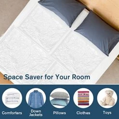 Vacuum Storage Bags, OFFSIR Vacuum Sealer Bags Space Saver Vacuum Storage Bags Compression Bags For Comforters And Blankets, Vacuum Seal Bags For Clothes With Hand Pump-8 Packs(4 Jumbo, 4 Large) 11 Vacuum Storage Bags, OFFSIR Vacuum Sealer Bags Space Saver Vacuum Storage Bags Compression Bags For Comforters And Blankets, Vacuum Seal Bags For Clothes With Hand Pump-8 Packs(4 Jumbo, 4 Large) -Songmics Furniture Shop 51WcntOy98L