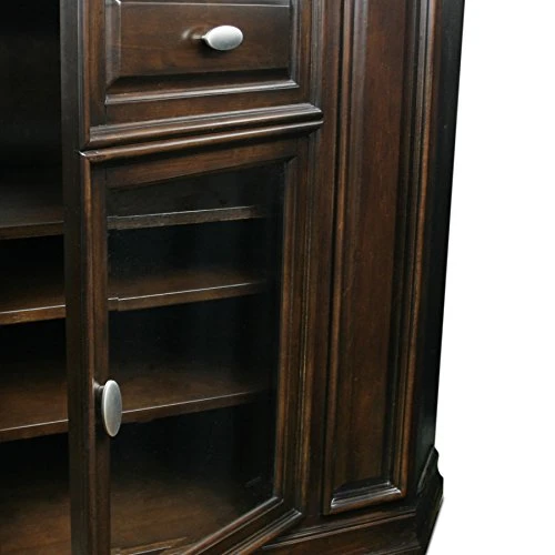 Leick Home 86232 High Profile One Door Corner Stand With Enclosed Storage For 50" TV's, 46", Chocolate Cherry 3 Leick Home 86232 High Profile One Door Corner Stand With Enclosed Storage For 50" TV's, 46", Chocolate Cherry - Image 3