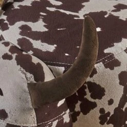 GDFStudio Bertha Milk Cow Patterned New Velvet Ottoman (Brown Milk Cow) -Songmics Furniture Shop 51X5LniBagL